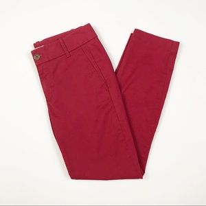J. Crew | Moroccan Red Frankie Chino Pant